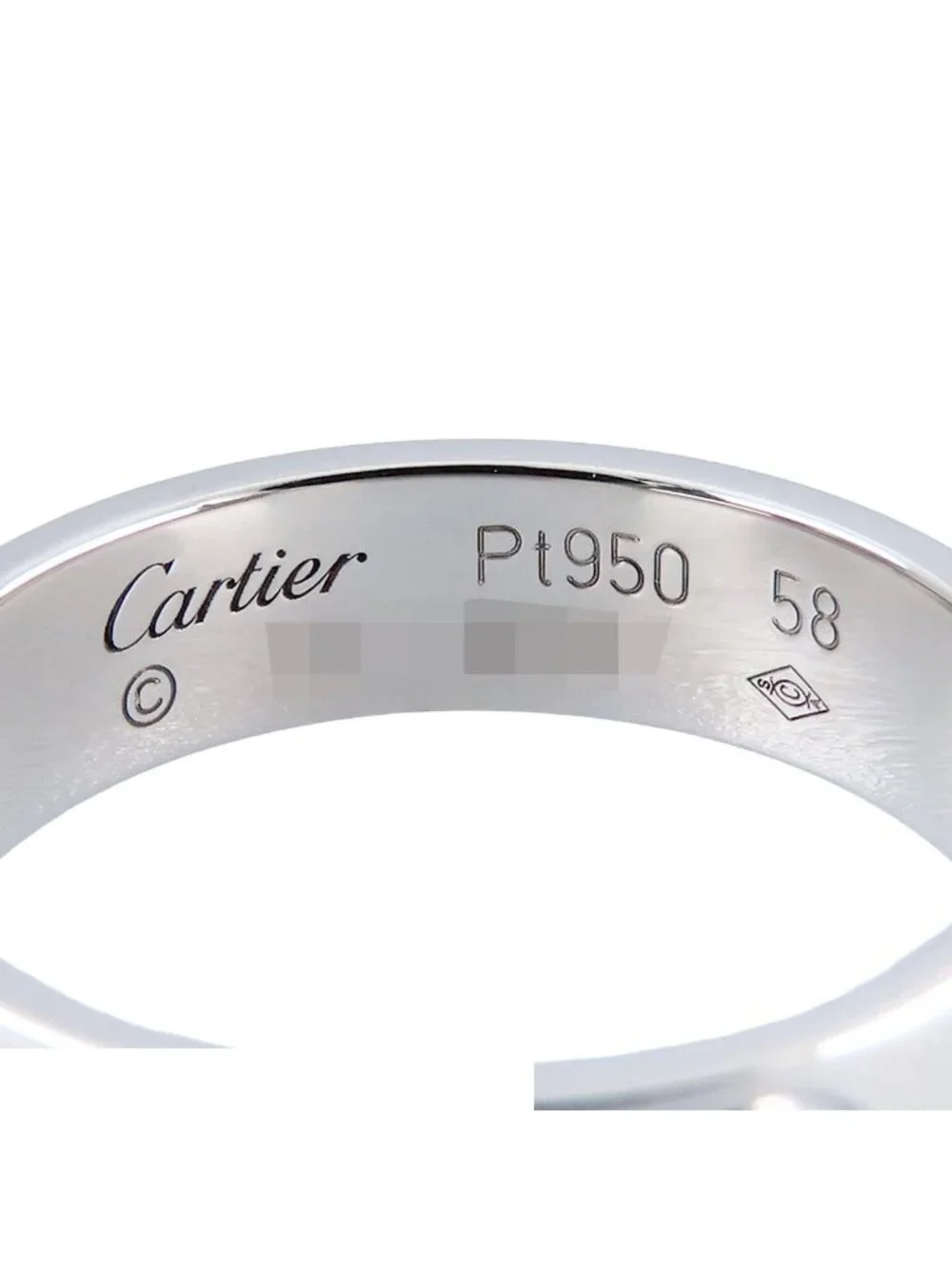 Cartier Love Ring Platinum Classic